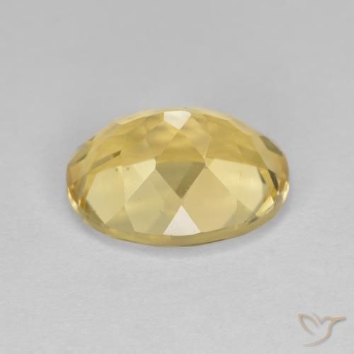 Berilo dorado Dorado claro natural de 3.46 ct, Ovalada, VVS-VS