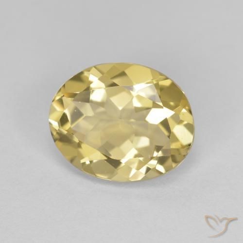 Berilo dorado Amarillo toscana natural de 2.27 ct, Ovalada, VVS-VS