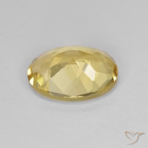 Berilo dorado Amarillo claro natural de 2.94 ct, Ovalada, VVS-VS