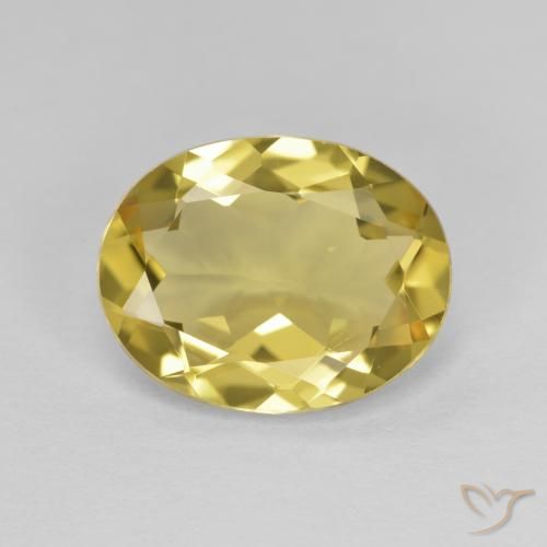 2.82ct Natural Dorado claro Berilo dorado, Ovalada, VVS