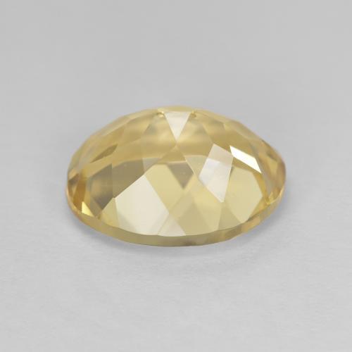 Berilo dorado amarillo natural de 3,76 ct, corte óvalo, VVS