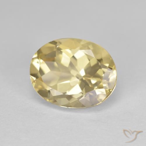 Berilo dorado Amarillo medio natural de 2.65 ct, Ovalada, VVS