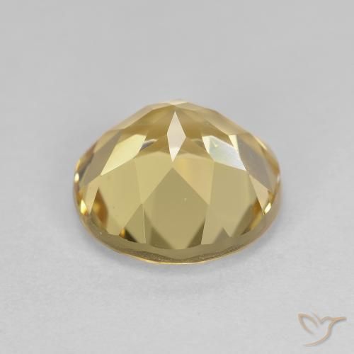 Berilo dorado Dorado claro natural de 2.70 ct, Redondo, VVS