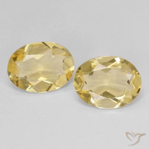 2.93ctw Natural Amarillo-dorado claro Berilo dorado, Ovalada, VS