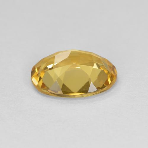 Berilo dorado dorado natural de 1,36 ct, corte óvalo, VVS