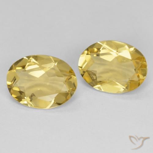 Gemas de Berilo dorado Dorado claro natural de 2.71 ct, Ovalada, VVS-VS