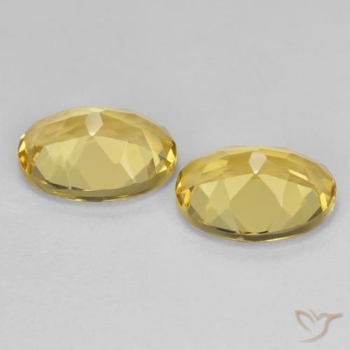 Gemas de Berilo dorado Dorado claro natural de 3.44 ct, Ovalada, VVS-VS