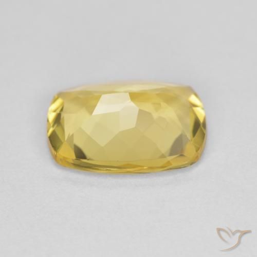 Berilo dorado Dorado claro natural de 1.89 ct, Forma Cojín, VVS-VS