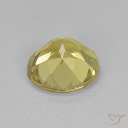 Berilo dorado Amarillo claro natural de 1.80 ct, Redondo, VS