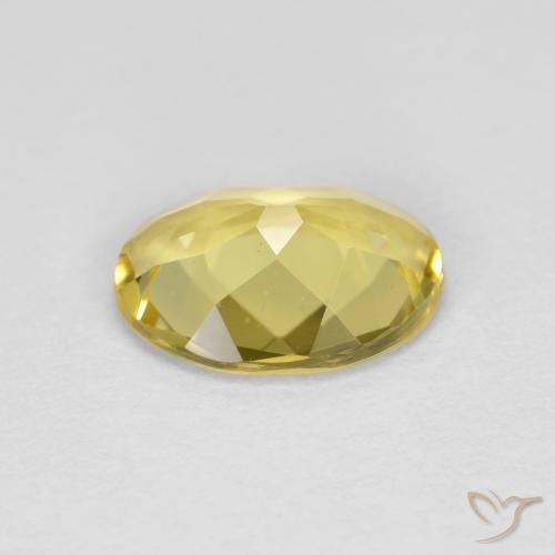 Berilo dorado Amarillo toscana natural de 1.38 ct, Ovalada, VS