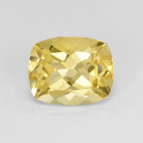 Berilo Dorado Amarillo claro natural de 2.21 ct, Corte Cojín, VS