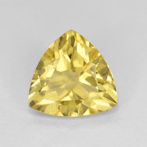 Berilo dorado amarillo natural de 2,20 ct, trillón, VS