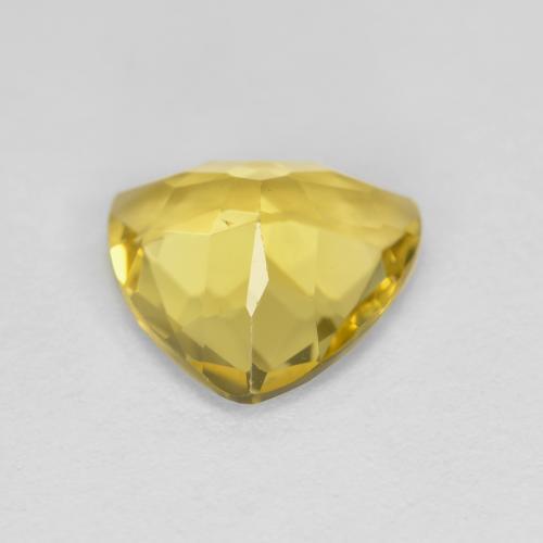 Berilo dorado amarillo natural de 1,82 ct, trillón, VS