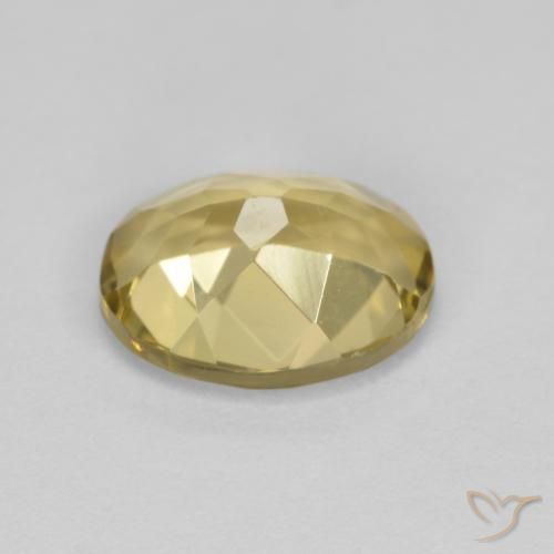 Berilo dorado Amarillo dijón natural de 1.78 ct, Ovalada, VVS-VS