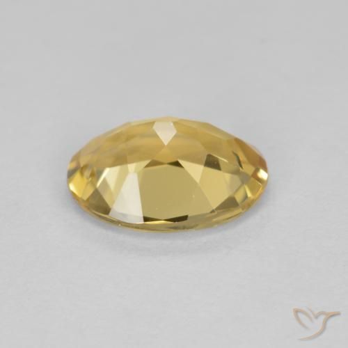 Berilo Dorado Dorado natural de 1.34 ct, Corte Óvalo, VVS-VS