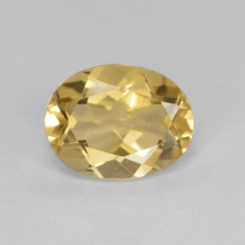 Berilo Dorado Dorado natural de 1.81 ct, Corte Óvalo, VVS-VS