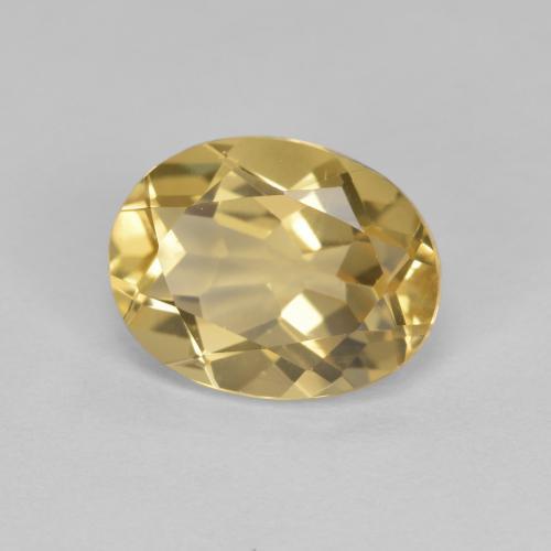Berilo Dorado Dorado natural de 1.81 ct, Corte Óvalo, VVS-VS
