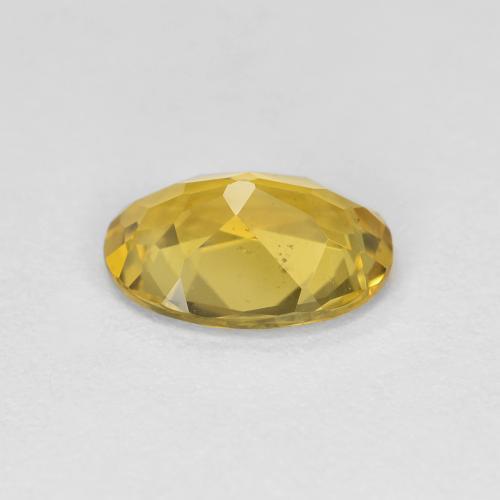 Berilo Dorado Amarillo púrpura natural de 1.11 ct, Corte Óvalo, VS