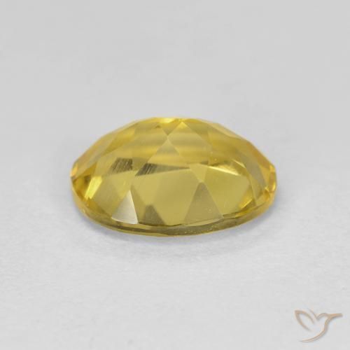 Berilo dorado Amarillo medio natural de 1.72 ct, Ovalada, VS
