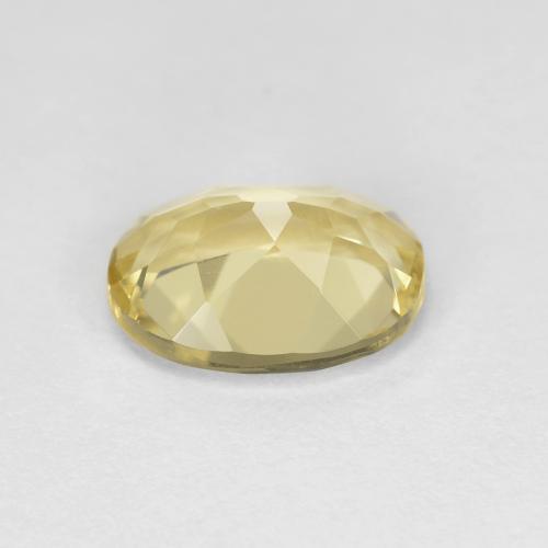 Berilo Dorado Amarillo terroso natural de 1.63 ct, Corte Óvalo, VVS