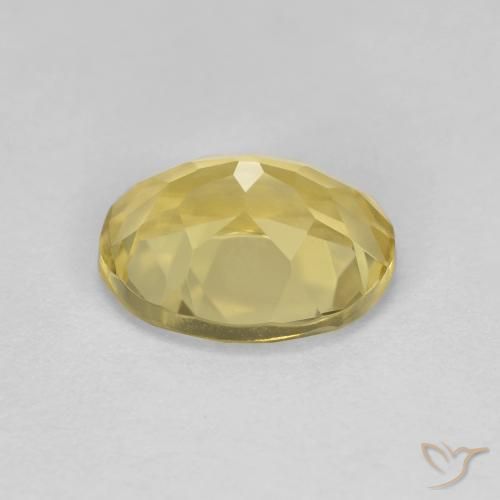 Berilo dorado Amarillo claro natural de 1.98 ct, Ovalada, VVS