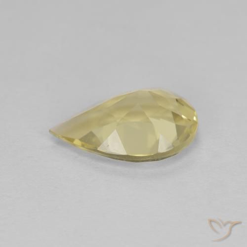 Berilo Dorado Amarillo cálido natural de 1.05 ct, En forma de pera, VVS