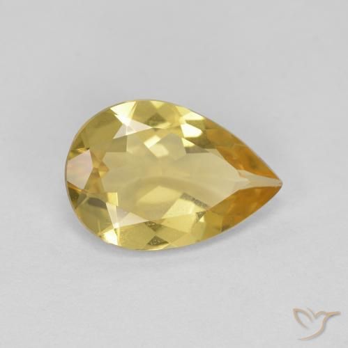 Berilo dorado Dorado natural de 1.45 ct, En forma de pera, VS