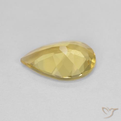 Berilo dorado Dorado natural de 1.45 ct, En forma de pera, VS