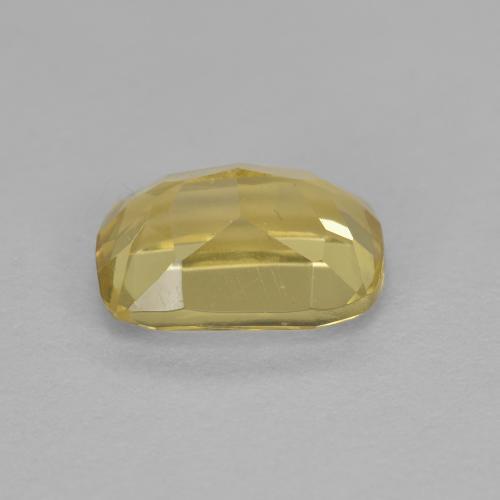 Berilo dorado dorado natural de 1,28 ct, corte cojín, VVS