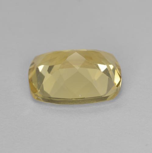 Berilo dorado amarillo natural de 2,32 ct, corte cojín, VVS
