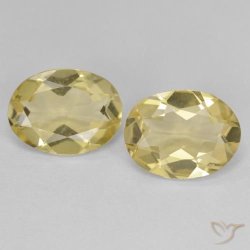 2.89ctw Natural Amarillo medio Berilo dorado, Ovalada, VVS-VS