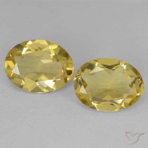 3.26ctw Natural Amarillo claro Berilo dorado, Ovalada, VS