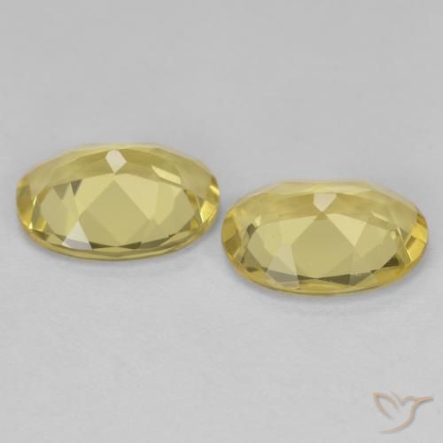 Gemas de Berilo dorado Dorado claro natural de 2.79 ct, Ovalada, VVS-VS