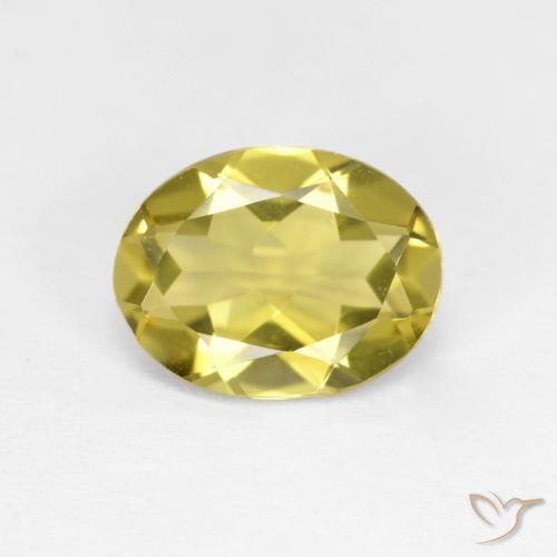 1.55ct Natural Amarillo medio Berilo dorado, Ovalada, VVS-VS
