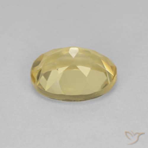 Berilo dorado Amarillo claro natural de 1.92 ct, Ovalada, VVS-VS