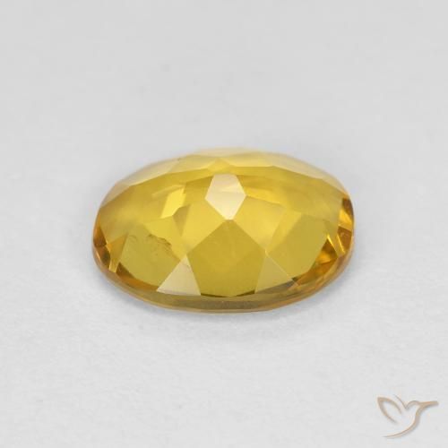 Berilo Dorado Amarillo púrpura natural de 1.44 ct, Corte Óvalo, VS