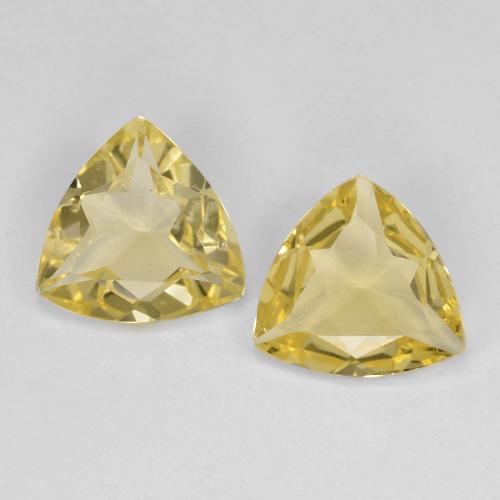 Gemas de Berilo Dorado Dorado claro natural de 2.25 ct, Trillón, VS