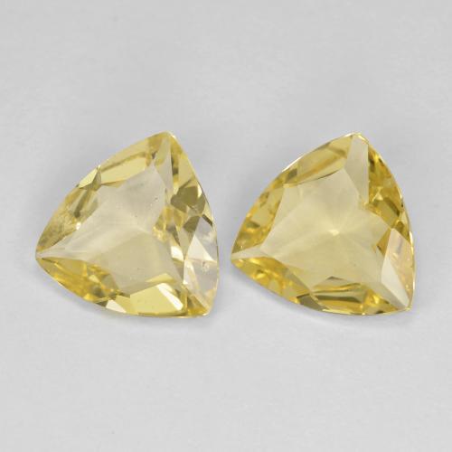 Gemas de Berilo Dorado Dorado claro natural de 2.25 ct, Trillón, VS