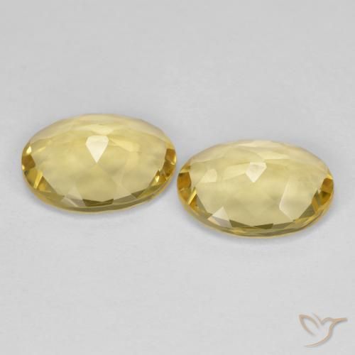 Gemas de Berilo dorado Dorado claro natural de 2.96 ct, Ovalada, VVS-VS