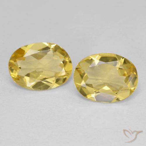 Gemas de Berilo dorado Dorado claro natural de 2.98 ct, Ovalada, VVS-VS
