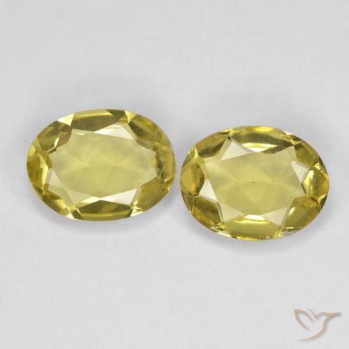 1.90ctw Natural Amarillo medio Berilo dorado, Ovalada, VS