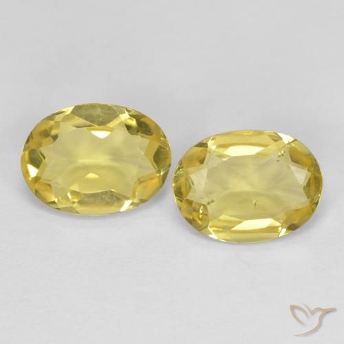 1.92ctw Natural Amarillo claro medio Berilo dorado, Ovalada, VS
