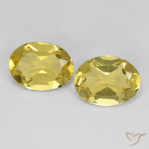 2.16ctw Natural Amarillo toscana Berilo dorado, Ovalada, VS