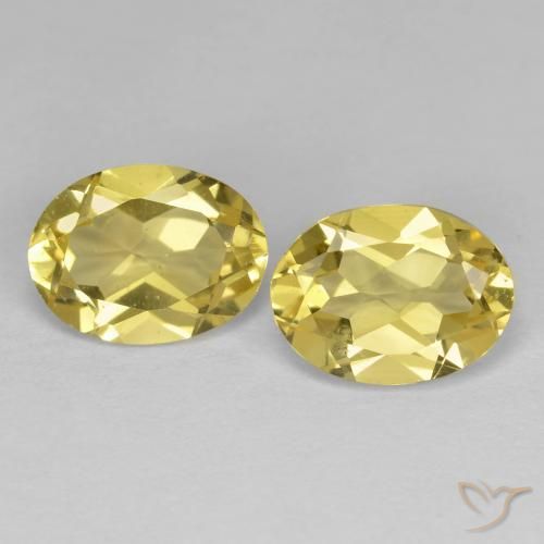 2.43ctw Natural Amarillo toscana Berilo dorado, Ovalada, VS
