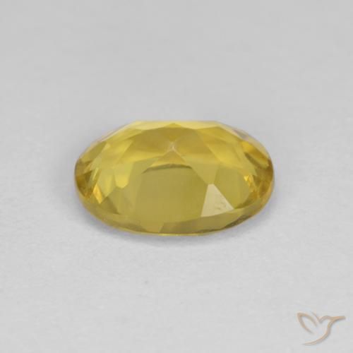 Berilo dorado amarillo natural de 1,13 ct, corte óvalo, VVS-VS