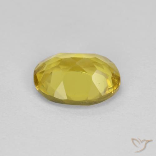 Berilo dorado Amarillo claro medio natural de 1.14 ct, Ovalada, VVS-VS