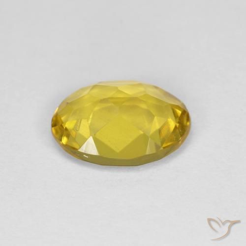 Berilo dorado amarillo natural de 1,11 ct, corte óvalo, VS