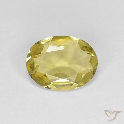 1.07ct Natural Amarillo-dorado claro Berilo dorado, Ovalada, VS