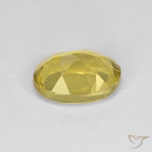 Berilo dorado Amarillo claro natural de 1.33 ct, Ovalada, VS