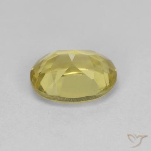 Berilo dorado Amarillo claro natural de 1.29 ct, Ovalada, VS
